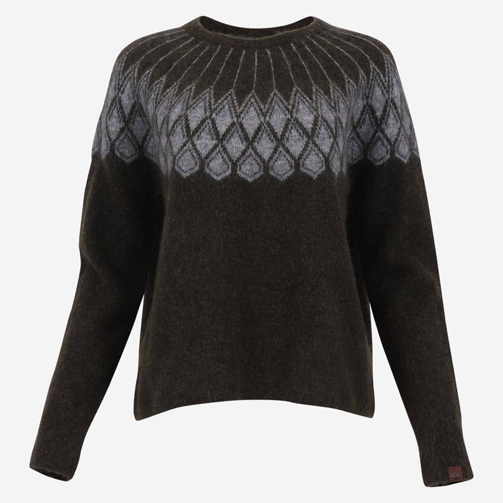 Ásbyrgi mohair wool sweater